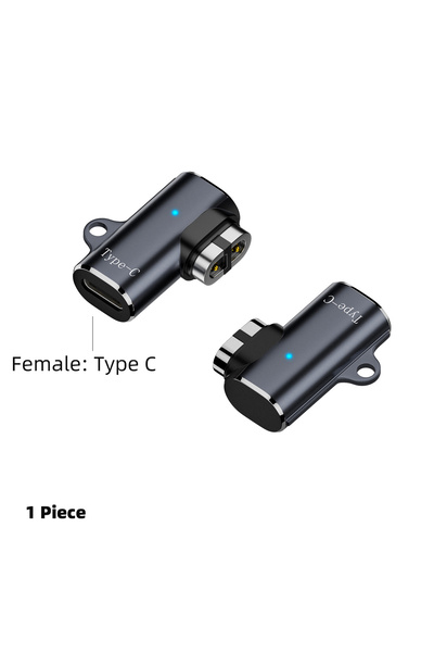 Choice4 محول USB-C مغناطيسي بزاوية 90 درجة لسماعات التوصيل العظمي، متوافق مع ...