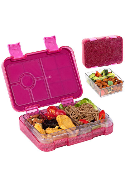 Choice 2 5 LF Rose red Portable Sealed Lunch Box Student Bento Box Microwave ...