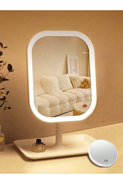 Choice white and 10x mirror Vanity Mirror 3 Color Light LED Makeup Mirror wit...