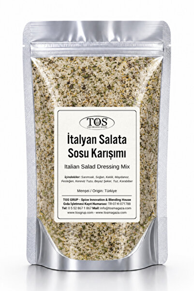 TOS The Organic Spices İtalyan Salata Sosu Karışımı 100 gr Italian Salad Dres...