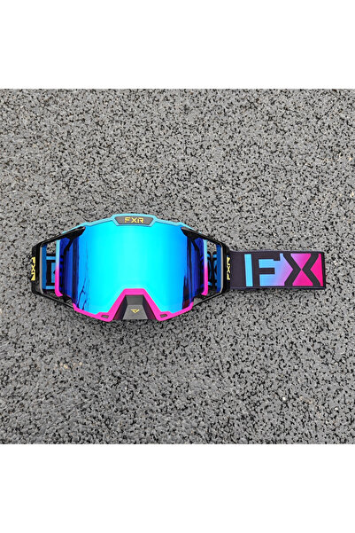 Choice3 only goggles FXR Motocross Goggles HD Lens Motorcycle Anti-fog Eyegla...
