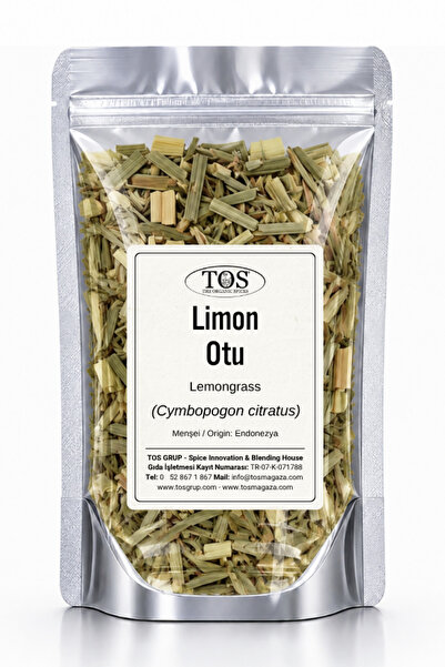 TOS The Organic Spices Limon Otu 50 gr (1. KALİTE) Cymbopogon Citratus / Lemo...