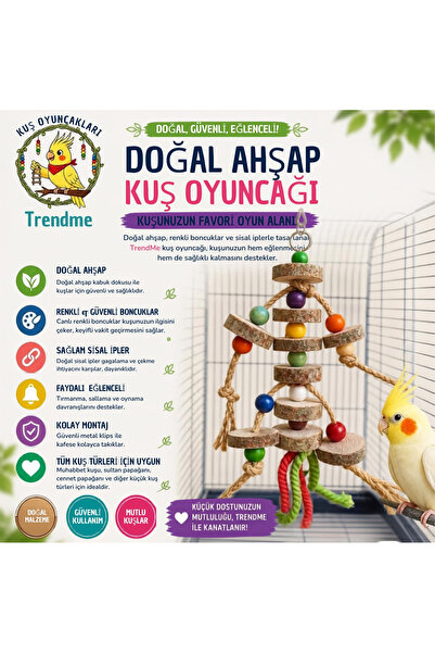 UniqBirdToys Uniq Bird Toys Bird Anti-Stress Tree Toy