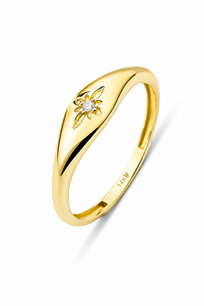 DesignbyKairos 14 Ayar Altın Bloom Yüzük