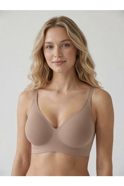 Shiron Sportswear&Company Sutien fără cusături - Pure - Sutien pentru femei cu tăiere cu laser, fără balene și bretele reglabile