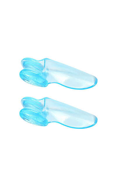 Choice Blue 2pc Silicone Toe Splitter Correction Device, Large Foot Bone Sepa...