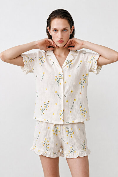 FİT WOMEN Set de pijamale multicolore, elastice și relaxate, pentru femei