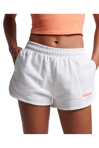 SUPERDRY D1 SDCD CODE CORE SPORT Σορτς Φόρμας W7110326A-01C Λευκό