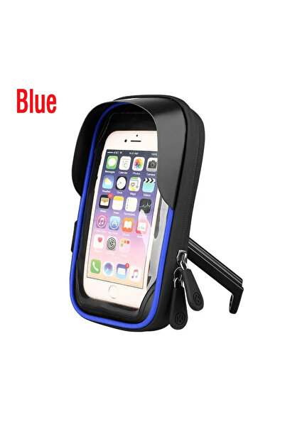 Vikefon Motorcycle Blue Waterproof 360° Rotation Bicycle Motorcycle Front Fra...