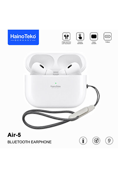 HAINOTEKO Haino Teko Air 5 Bluetooth Wireless Earphone Pro 2 Design For iPhones