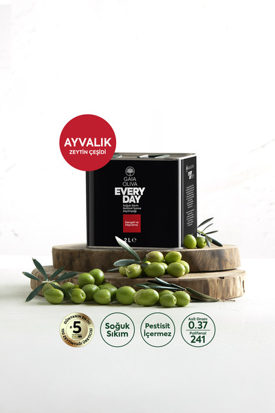 Gaia Oliva Everyday Ayvalık 2 lt Natürel Sızma Zeytinyağı