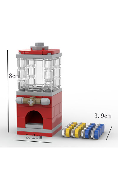 choice2 Gashapon machine City Series MOC Scenes Street Vending machine View m...