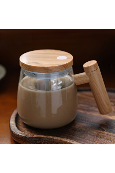 choice2 Battery type Brown Self-stirring Coffee Cup Portable Electric Self Mi...