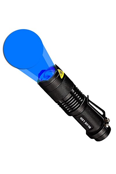 Choice AA ZOOM black Blue LED Small Mini Strong Light LED Fill Light Flashlig...