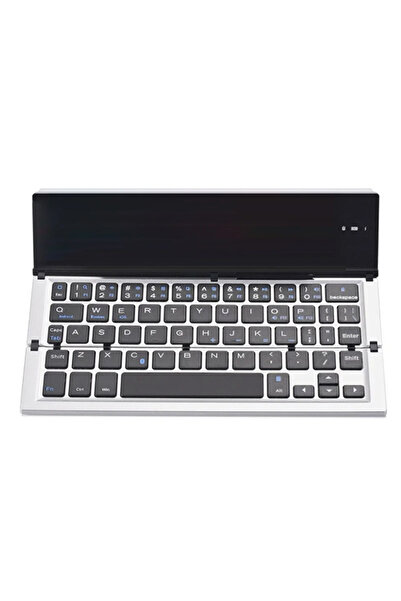 Choice silver BOW Folding Bluetooth Mobile Phone Keyboard Rechargeable Wirele...