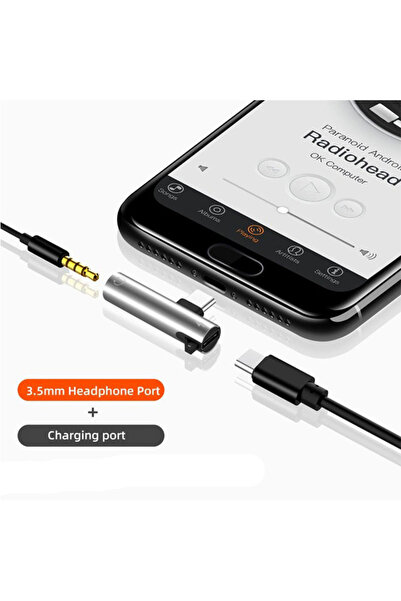 Choice Silver 2 IN 1 Audio Headphone Charging Dual Adapter Splitter For iPhon...