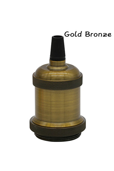Choice3 Gold Bronze E27 Socket Pendant Lights Bulb Vintage Retro Edison Lamp ...