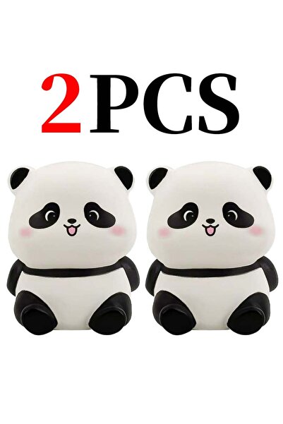 choice2 B 2Pcs New Panda LED Night Light Living Room Cute Panda Plastic Lamp ...