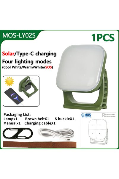 Choice LY02S Solar Energy MOSLIGHTING Solar Chargin Tent Strong Light with Ma...
