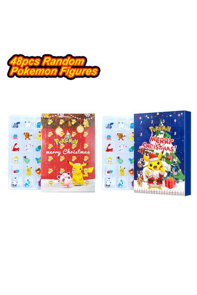 Choice Bandai 48pcs With box Pokemon Figure Advent Calendar Gift Box mini Pik...