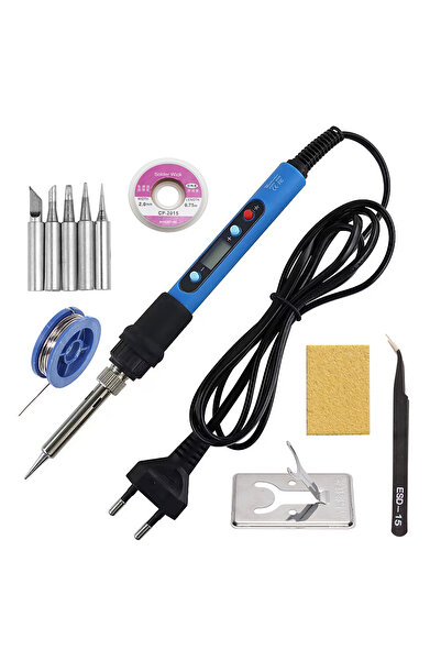 Choice8 SET-3 220V EU Plug Blue 80W Electric Soldering Iron Digital Display W...