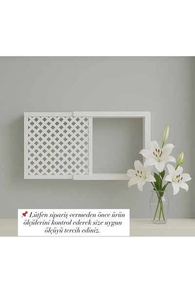 EMİZEY Decorative Wall Hanging Insurance and Modem-Wifi Storage Box 30X40 cm ...
