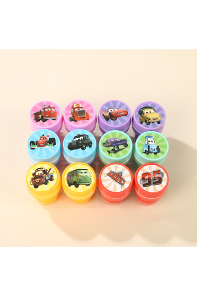 Choice1 24pcs stamp 12/24/36pcs Car Stamps Party Favors Racing Car Seal Stamp...