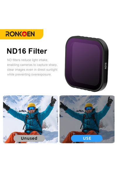 choice2 ND16 Filter Ronkoen CPL ND8 ND16 ND32 Lens Filter Kit Aluminum Alloy ...