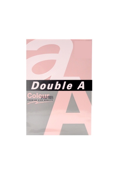 DOUBLE A Double-A Renkli Fotokopi Kağıdı A4 80 Gram Pastel Flamingo (100 Lü P...
