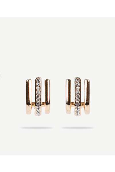 Yargıcı Minimal Gold Earrings
