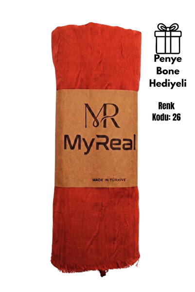 MyReal Bamboo Kraş Shawl Tile - Natural Texture That Does Not Require Ironing...