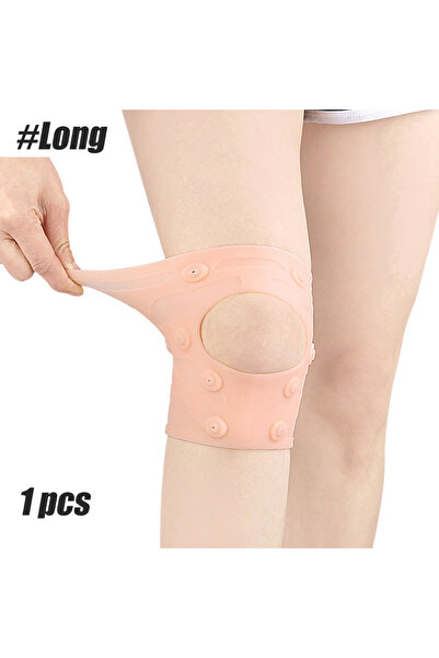 Choice Long 1PC Magnetic Knee Brace, Silicone Compression Sleeve Support Brac...