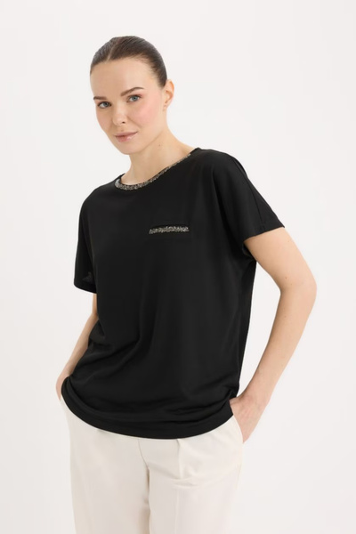 DeFacto Kadın T-shirt K7701AZ/BK81