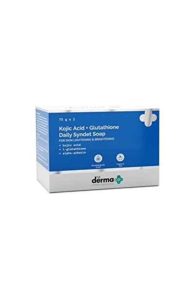 The Derma Co Kajolic Acid + L-Glutathione Daily Syndet Soap 75g X 2