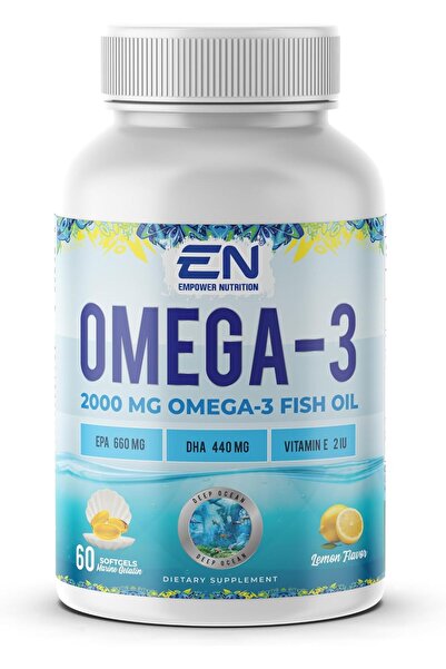 Empower Nutrition أوميغا 3، 2000 ملغ، 60 كبسولة هلامية، غنية بـ EPA 660 ملغ و...
