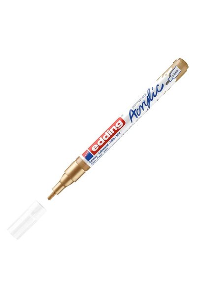 Edding Marker Pen Acrylic Fine Tip Gold 924 (Pack of 10)
