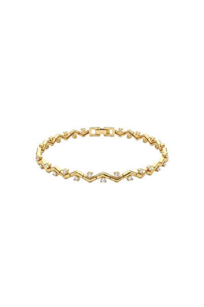 Charmist Steel Gold Zircon Special Series Jeweler Model Bracelet