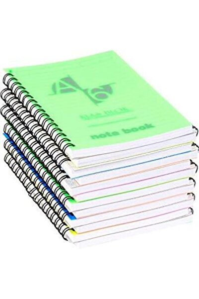 Klas A6 Plastic Spiral Notebook with Lines 72 Sheets K0606 (Pack of 12)