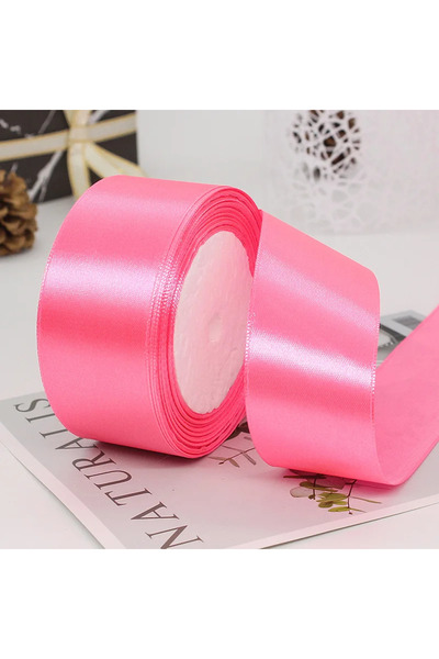 Choice1 ribbon 40mm peach 22meters 6mm-40cm Satin Ribbons Crafts Bow DIY Gift...