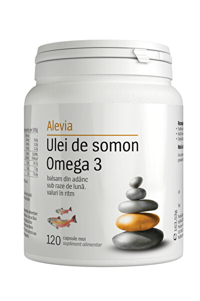 Alevia Ulei De Somon Omega3 1000mg 120cps