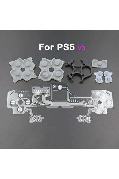 Choice1 V3 1Set For PS5 BDM-010 020 030 Conductive Film Silicone Button Pad F...