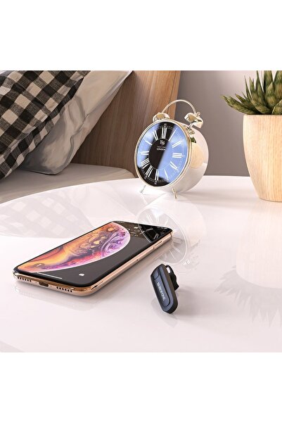 Borofone Căști Bluetooth mono cu microfon, autonomie baterie 5 ore, funcție hands-free, control apeluri, negru