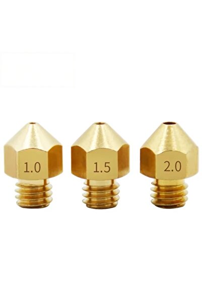 choice2 2.0mm for 3.0mm 1 pcs M6 Copper Nozzles 1.0mm 1.5mm 2.0mm Larger Diam...