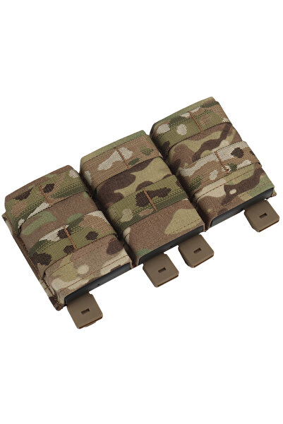 choice2 QT-MG-F-12-MC Triple Medium 5.56 Magazine Bag, Tactical Vest Magazine...