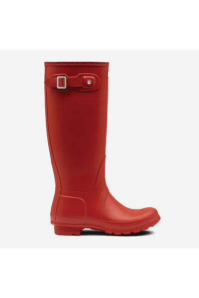 Hunter DAMSKIE ORYGINALNE WYSOKIE BUTY Damskie bordowe długie buty WFT1000RMA...