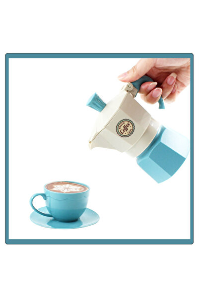 Choice blue coffee 4/11PCS Retend Play Simulation Coffee Set Tableware Play H...