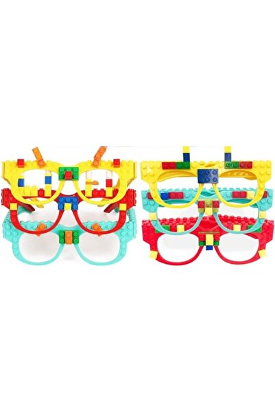 choice2 6PCS(random color) DIY Building Bricks Glasses Building Blocks Games ...