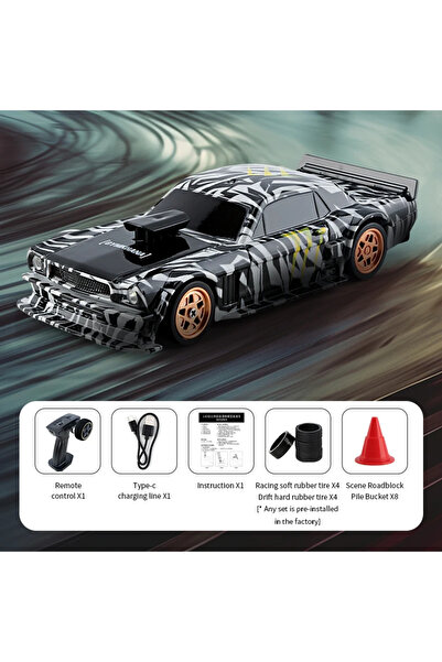 Choice 4301 2.4G RC Drift Car 1/43 4WD Mini Racing Remote Control Car Model H...