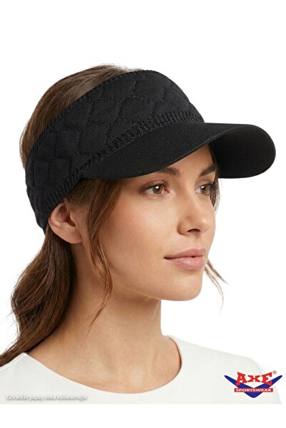 AXE SPORTSWEAR Summer Glitter Textured Flexible Visor Hat Uv Sun Protection C...