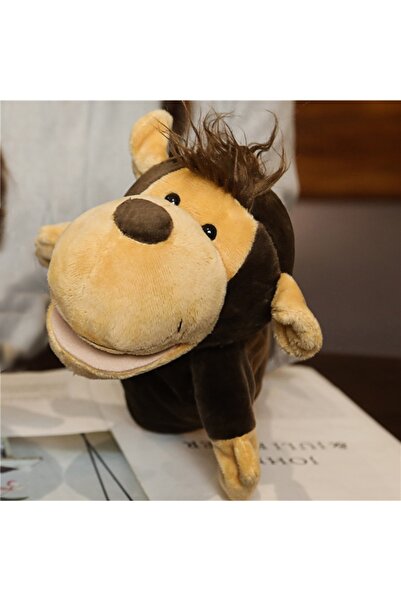 Choice 27cm monkey Hand Finger Puppets Cartoon Plush Toy Party Supply Family ...